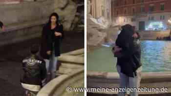 Fußball-Weltmeister macht Schauspieler-Freundin Heiratsantrag mitten an Touristen-Hotspot