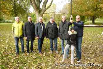 Seilbahn und Sandbagger in Peckelsheim eingeweiht