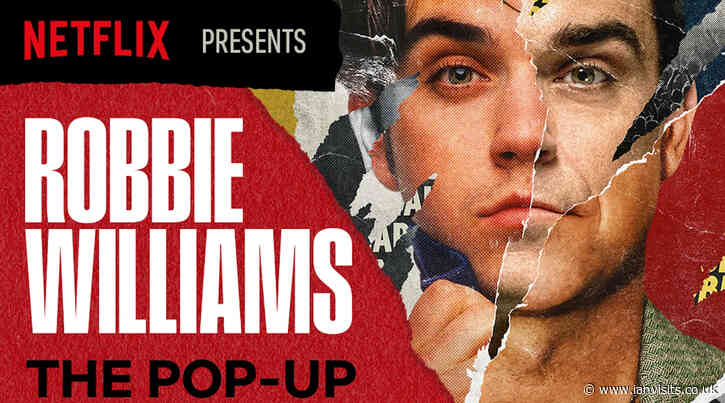 Robbie Williams pop-up in Covent Garden this week