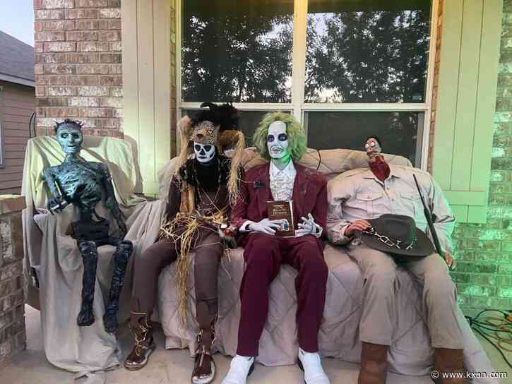 Southeast Austin Beetlejuice house delights trick-or-treaters