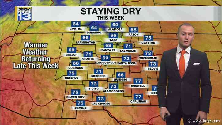 Warming trend continues this week