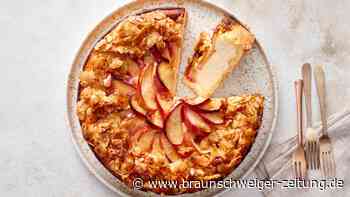 Apfel-Käsekuchen mit Florentinerkruste