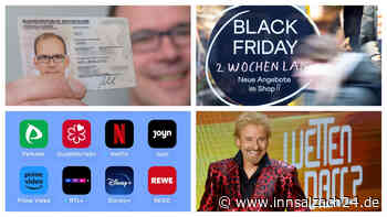 Black Friday, Personalausweis, Streaming & „Wetten, dass...?“: Das ändert sich zum 1. November