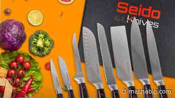 This 8-piece gift-boxed Japanese knife set is $130
