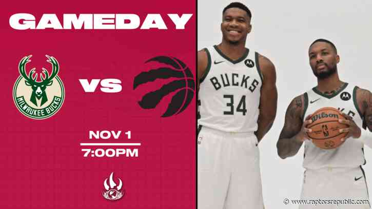 Gameday: Bucks vs Raptors, November 1