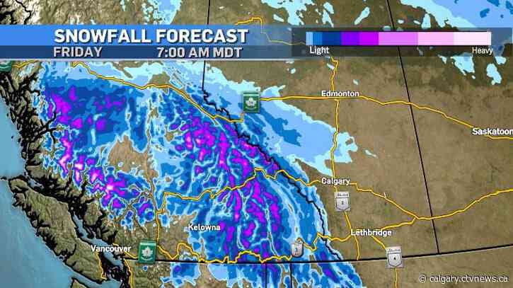 Calgary to remain slightly below seasonal, as B.C. braces for blast of wintery weather