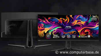 Mit QD-OLED-Technik: MSI führt sechsköpfige Moni­tor-Flotte nach Las Vegas