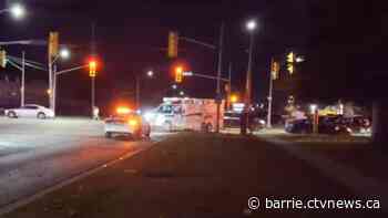 Boy, 15, hospitalized after being struck by car crossing street in Barrie on Halloween night