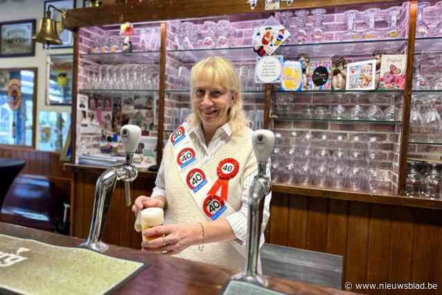 Gratis bier voor elke vaste klant van volkscafé Monico, want Wilma staat 40 jaar achter de toog: “Ik ga zeker nog een paar jaar door”