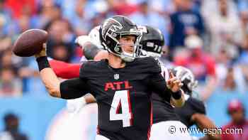 Falcons benching Ridder for Heinicke vs. Vikes