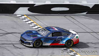 Ford reveals Dark Horse themed 2024 NASCAR Cup Series Mustang