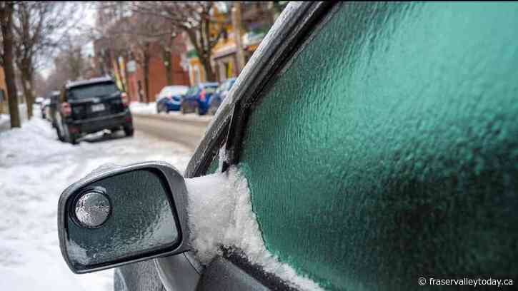 Freezing rain forecast for Coquihalla, Crowsnest Highways: Environment Canada