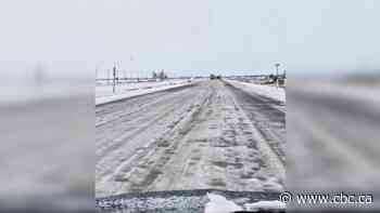 Southern Manitoba highways denounced as atrocious, dangerous after 1st snowfall