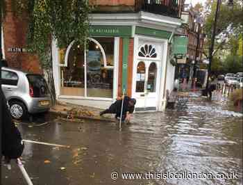 Man and woman 'jump out of window' in Hampstead flash floods