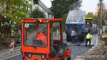 Sanierung der Amberger Bergstraße: Fertigstellung Ende November geplant