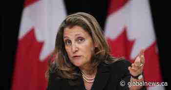 Alberta’s CPP exit would put millions of retirements at risk, Freeland says