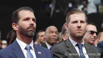 Betrugsprozess gegen Donald Trump: Söhne müssen vor Gericht aussagen