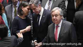 Baerbock verteidigt Enthaltung bei Gaza-Resolution der UNO