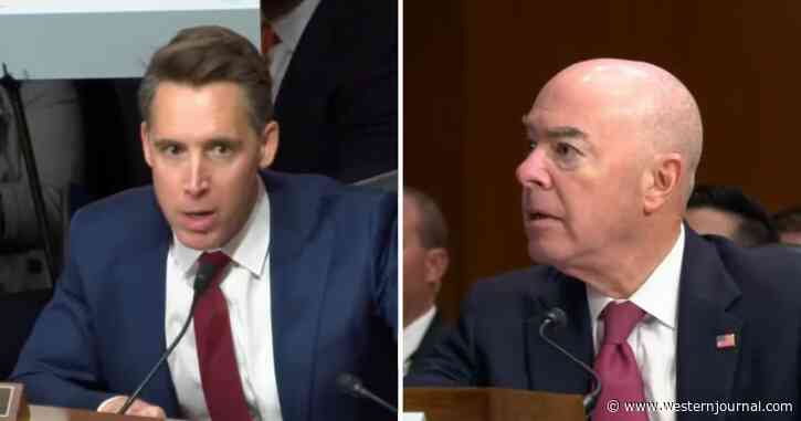Watch: Sen. Hawley Rips Sec. Mayorkas Apart Over Anti-Israel Post by DHS Employee