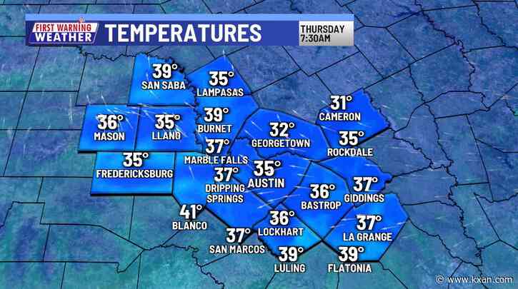 Rural freeze expected in many areas overnight