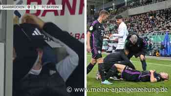 Tuchel sackt schockiert zusammen: Bayern-Star de Ligt früh verletzt ausgewechselt