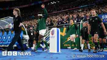 Rugby World Cup: Leading out teams at final was scary but amazing - teen