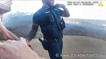 Bodycam video shows police actions during Maui fire