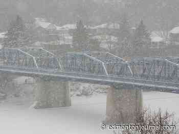 Edmonton weather: Looks like snow is back on the menu