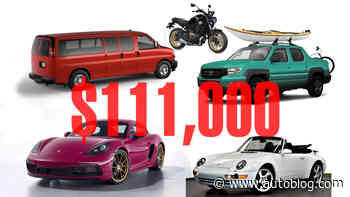 Here's $111,000. Buy whichever (and how many) cars you want