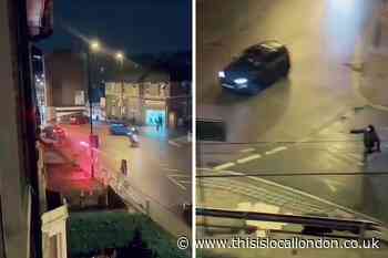 Viral TikTok shows fireworks shot at person in south east London