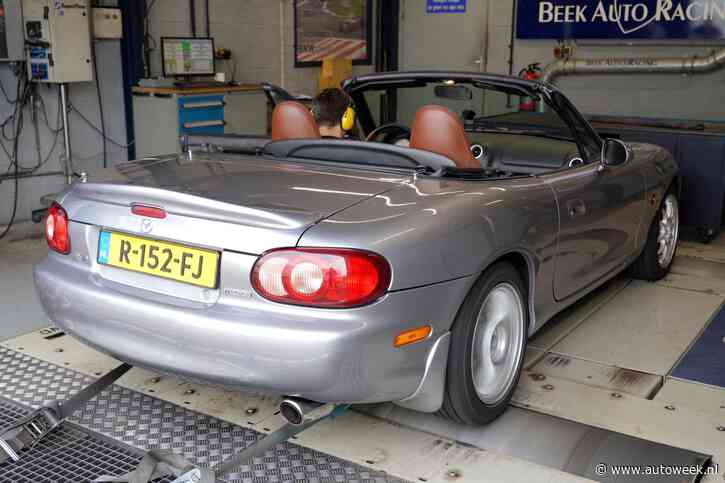 Mazda MX-5 1.8 S-VT (2002) - Op de Rollenbank