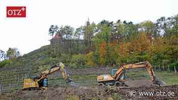 Die Bagger sind da: Baustart für den Schrägaufzug zur Leuchtenburg