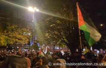Pro-Palestine protest held outside Hackney Town Hall