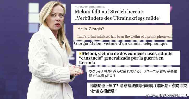 “Imbarazzante” per Faz e Ft, critiche anche dall’Asia: la gaffe telefonica di Meloni vista dalla stampa internazionale