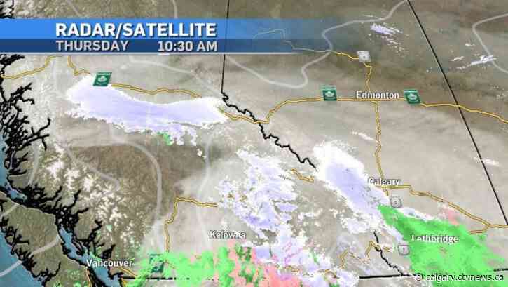 Some B.C. highways closed Thursday due to winter weather; Calgary likely to see light snow