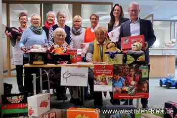 Weihnachtspakete gehen von Enger aus in die weite Welt