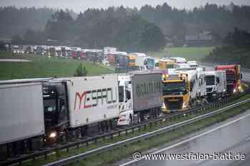 Achtung Autofahrer: Große  Lkw-Demo gegen Maut-Erhöhung geplant