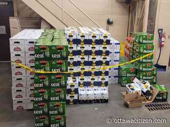 OPP seizes 326 cases of beer destined for wedding after van breaks down on Hwy 401