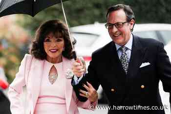Who is Dame Joan Collins fifth husband Percy Gibson?