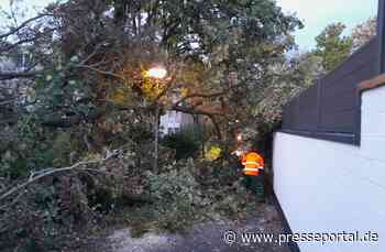 FW-Erkrath: Neben einem Wohnungsbrand sorgten auch Sturmböen für einen einsatzreichen Tag