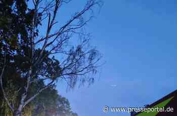 FW-WRN: Drei Einsätze in einer Stunde / Orkantief Ciaranin richtet wenig Schäden an