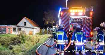 Scheune brennt in Pommersfelden