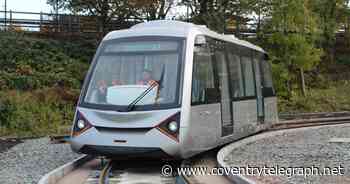 Successful first test for Coventry very light rail vehicle on revolutionary track