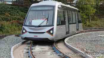 Coventry Very Light Rail vehicle successfully tested on innovative track system