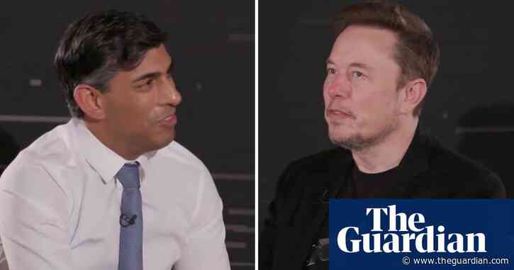 'The most disruptive force in history': Rishi Sunak and Elon Musk discuss the future of AI – video