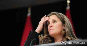 Freeland meeting finance ministers to discuss Alberta’s CPP exit proposal