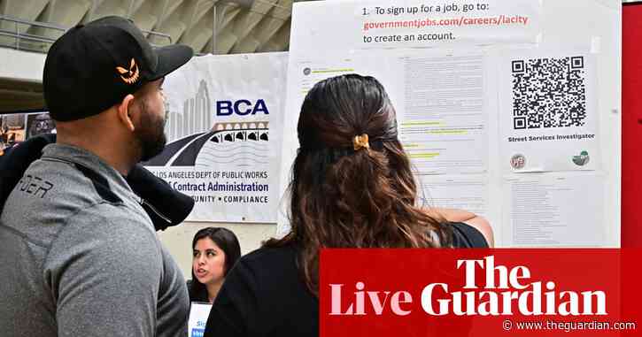 US jobs report weaker than expected; UK economy ‘flirting with recession’, economists say – business live
