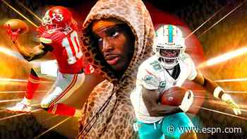 Picking the better Tyreek Hill: Chiefs or Dolphins?