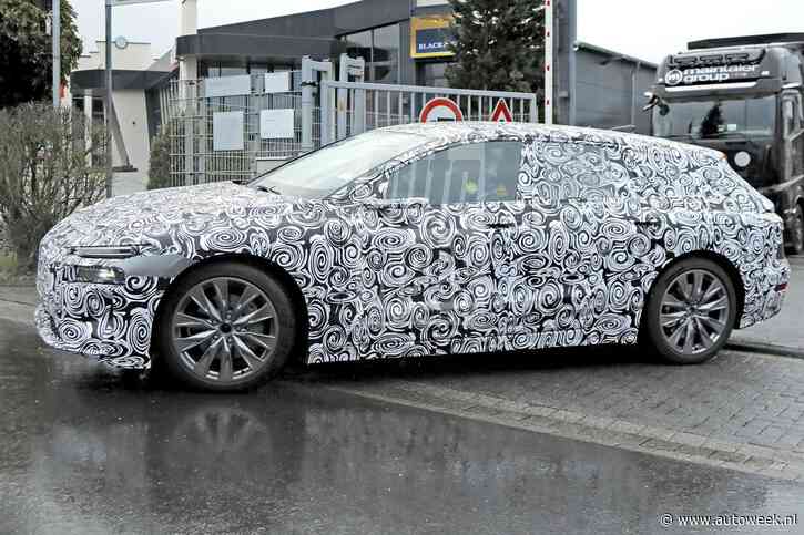 Audi A6 e-tron Avant voor de camera met camera’s