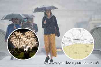 Met Office issue weather warning for rain in south London